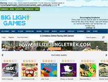 Tablet Screenshot of biglightgames.com